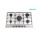 downdraft cooktop 5 Burner Stainless Steel Gas Hob Cooker Factory